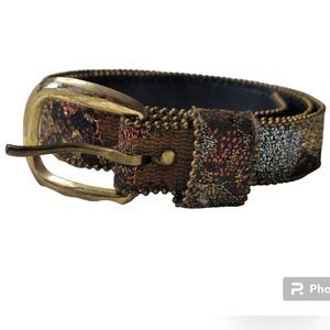 5/$20 Brown lace printed belt
